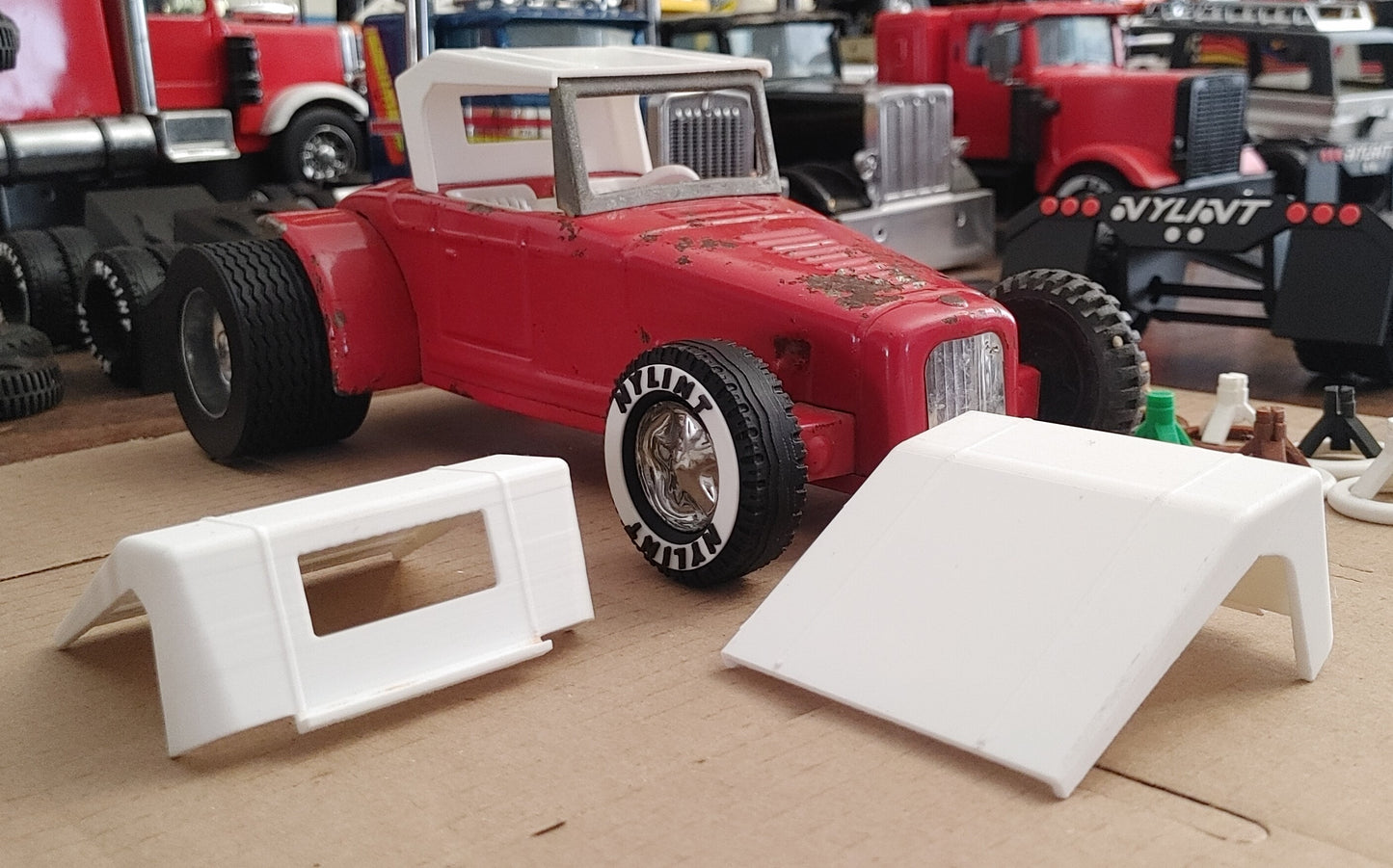 NYLINT FORD HOT ROD ROADSTER TOP (SNAP-ON) [ SCALE: 1/12 ]