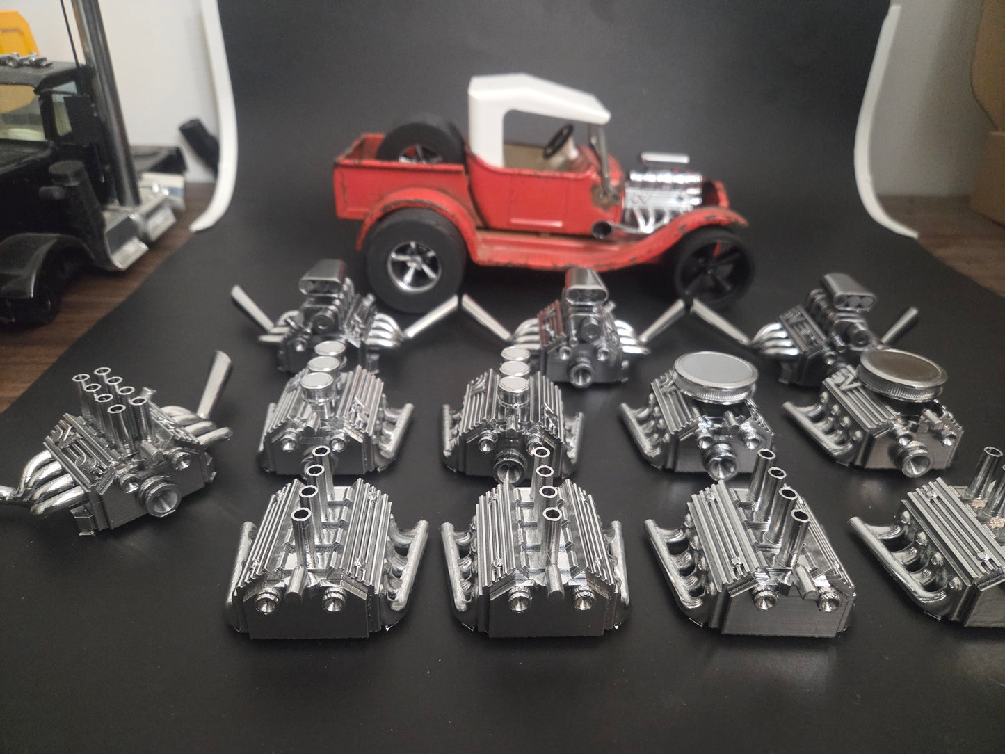 NYLINT TIN LIZZY/ROADSTER ENGINES - Original/Custom Style [ SCALE: 1/12 ]